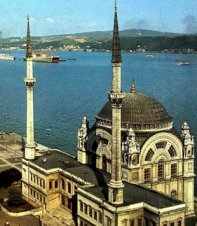 Dolmabahce Mosque on the Bosphorus