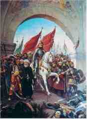 Mehmet II conquista Costantinopoli nel 1453