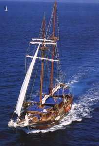 Gulet boat in the Blue Cruise