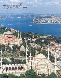 Centro storico di Istanbul dall'alto