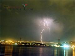 Thunderstorm in Istanbul