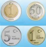 New Turkish Lira coins