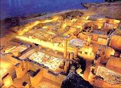 Zeugma ancient site by night